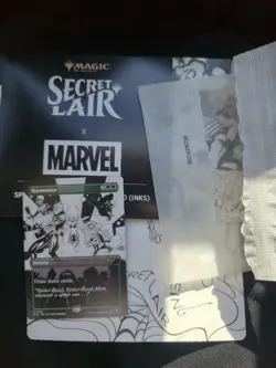 MTG Spider-Man HARMONIZE 7018 Black And White SECRET LAIR DROP NONFOIL RARE - Image 2