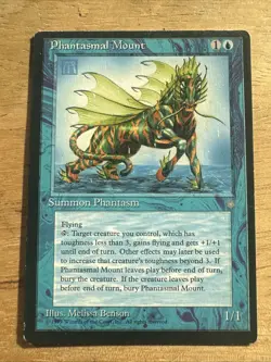 Magic the Gathering Ice Age Phantasmal Mount MTG Blue - Image 1