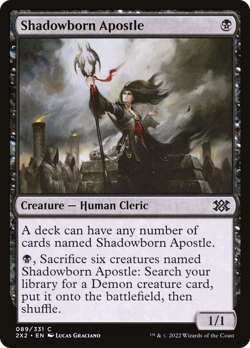 Shadowborn Apostle (REGULAR) x1 - MTG Double Masters 2022 2X2 #89 - Image 1