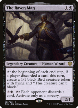 The Raven Man (REGULAR) x1 - MTG Dominaria United DMU #103 - Image 1