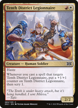 Tenth District Legionnaire (REGULAR) x1 - MTG Double Masters 2022 2X2 #283 - Image 1
