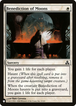 Benediction of Moons (REGULAR) x1 - MTG The List PLST #GPT-3 - Image 1