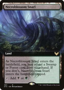 Necroblossom Snarl (REGULAR) x1 - MTG Strixhaven: School of Mages STX #363 - Image 1
