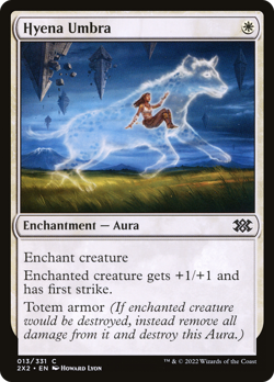 Hyena Umbra (REGULAR) x1 - MTG Double Masters 2022 2X2 #13 - Image 1