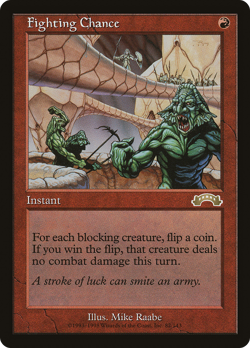 Fighting Chance (REGULAR) x1 - MTG Exodus EXO #82 - Image 1