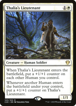 Thalia's Lieutenant (REGULAR) x1 - MTG Commander 2020 C20 #103 - Image 1