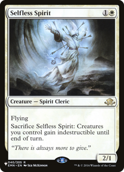 Selfless Spirit (REGULAR) x1 - MTG The List PLST #EMN-40 - Image 1