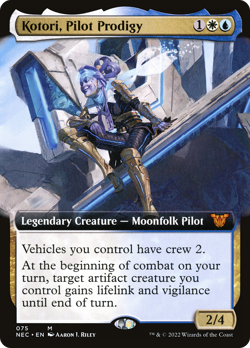 Kotori, Pilot Prodigy (REGULAR) x1 - MTG Neon Dynasty Commander NEC #75 - Image 1