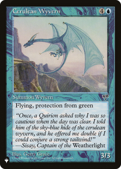 Cerulean Wyvern (REGULAR) x1 - MTG The List PLST #MIR-57 - Image 1