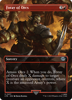 Foray of Orcs (REGULAR) x1 - MTG LTR #417 - Image 1