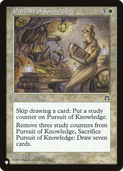 Pursuit of Knowledge (REGULAR) x1 - MTG The List PLST #STH-10 - Image 1