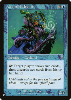 Cephalid Broker (REGULAR) x1 - MTG The List PLST #ODY-71 - Image 1