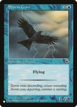 Storm Crow (REGULAR) x1 - MTG The List PLST #POR-69 - Image 1