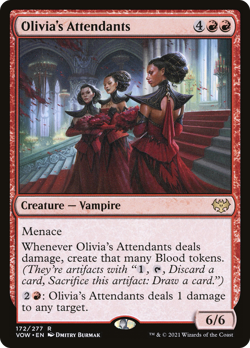 Olivia's Attendants (REGULAR) x1 - MTG Innistrad: Crimson Vow VOW #172 - Image 1