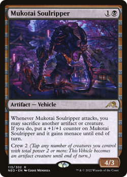 Mukotai Soulripper (REGULAR) x1 - MTG Kamigawa: Neon Dynasty NEO #113 - Image 1