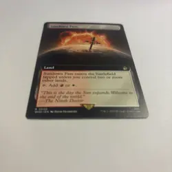 MTG Sundown Pass Extended Art NM Doctor Who English Rare Red White Land 520 - Image 2