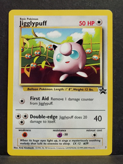 Pokemon JIGGLYPUFF # 7 Black Star Promo - Image 1
