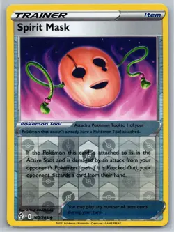 NM Spirit Mask 160/203 Reverse Holo Evolving Skies Pokemon 2021 - Image 1