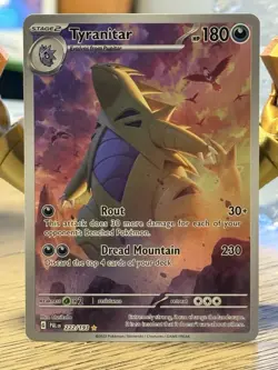 Pokemon 2023 S&V Paldea Evolved Tyranitar #222/193 Full Art 💎🔥🚀 - Image 1
