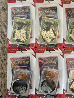 Pokemon TCG Destined Rivals Single Pack Blister Eevee & Zarude SEALED LOT OF 10 - Image 2