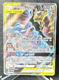 Pokemon Tag Team Garchomp and Giratina GX SM193 Alternate Art Promo NM - Image 1
