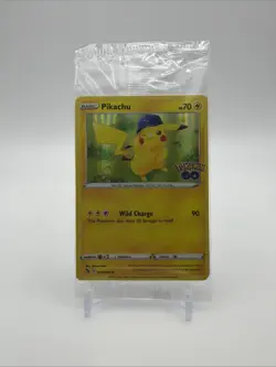 Pokemon SEALED Pikachu 028/078 Pokemon Go Holofoil Promo NM - Image 1