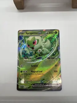 Pokemon TCG - Sprigatito ex 087 Black Star Promo Holo, EN, NM - Image 3