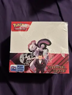 DAMAGED SHRINKWRAP - Pokemon TCG Destined Rivals Booster Box 36 Packs New Sealed - Image 1