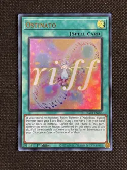 YuGiOh! - Ostinato RA03-EN064 Ultra Rare 1st Edition Near Mint - Image 1
