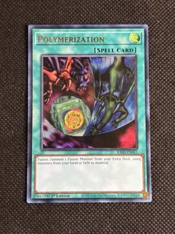YuGiOh! - Polymerization RA03-EN051 Ultra Rare 1st Edition Near Mint - Image 1