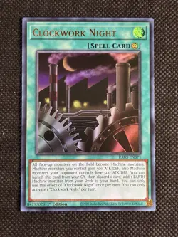 YuGiOh! - Clockwork Night RA03-EN071 Ultra Rare 1st Edition Near Mint - Image 1