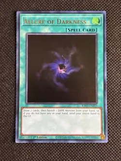 YuGiOh! - Allure of Darkness RA03-EN055 Ultra Rare 1st Edition Near Mint - Image 1