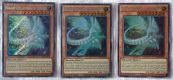 Yugioh 3x Galaxy-Eyes Afterglow Dragon LDS2-EN052 Secret Rare 1st Ed SEALED Set - Image 1