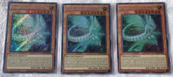 Yugioh 3x Galaxy-Eyes Afterglow Dragon LDS2-EN052 Secret Rare 1st Ed SEALED Set - Image 2