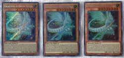 Yugioh 3x Galaxy-Eyes Afterglow Dragon LDS2-EN052 Secret Rare 1st Ed SEALED Set - Image 3