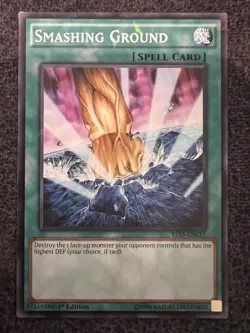 Yugioh Smashing Ground YS15-ENL15 Shatterfoil Rare 1st Edition NM/LP - Image 1