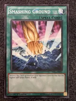 Yugioh Smashing Ground YS15-ENF14 Shatterfoil Rare 1st Edition NM/LP - Image 1
