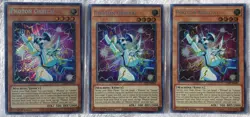 Yugioh 3x Photon Orbital LDS2-EN051 Secret Rare 1st Edition NM SEALED Playset - Image 1