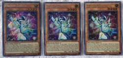 Yugioh 3x Photon Orbital LDS2-EN051 Secret Rare 1st Edition NM SEALED Playset - Image 3