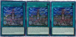 Yugioh 3x Magical Citadel Of Endymion DASA-EN055 Secret Rare 1st Ed NM Playset - Image 2