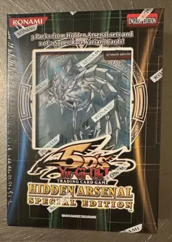 YUGIOH HIDDEN ARSENAL SPECIAL EDITION (3 BOOSTERS + PROMO) FACTORY SEALED - Image 1
