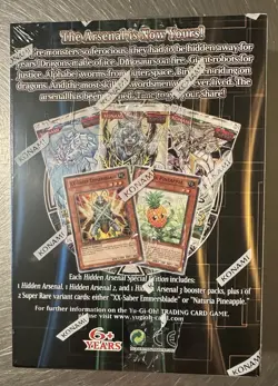 YUGIOH HIDDEN ARSENAL SPECIAL EDITION (3 BOOSTERS + PROMO) FACTORY SEALED - Image 2