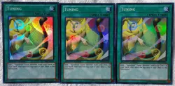 Yugioh 3x Tuning SHSP-ENSE2 Super Rare Limited Edition Near Mint Playset - Image 1