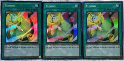 Yugioh 3x Tuning SHSP-ENSE2 Super Rare Limited Edition Near Mint Playset - Image 2