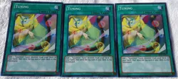 Yugioh 3x Tuning SHSP-ENSE2 Super Rare Limited Edition Near Mint Playset - Image 3