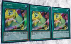 Yugioh 3x Tuning SHSP-ENSE2 Super Rare Limited Edition Near Mint Playset - Image 5