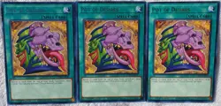 Yugioh 3x Pot Of Desires TOCH-EN057 Rare 1st Edition Near Mint Playset - Image 2