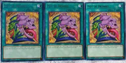 Yugioh 3x Pot Of Desires TOCH-EN057 Rare 1st Edition Near Mint Playset - Image 3