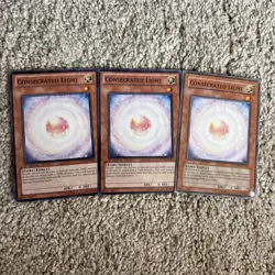 Yugioh Consecrated Light - ABPF-EN033 & SDLS-EN022 - Common - 1st/Unlim Ed LP x3 - Image 1