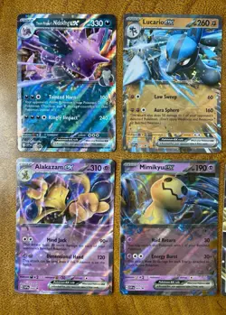 Pokemon Black Star Promo Lot of 6 EX Cards Scarlet Violet Lucario Team Rocket NM - Image 2